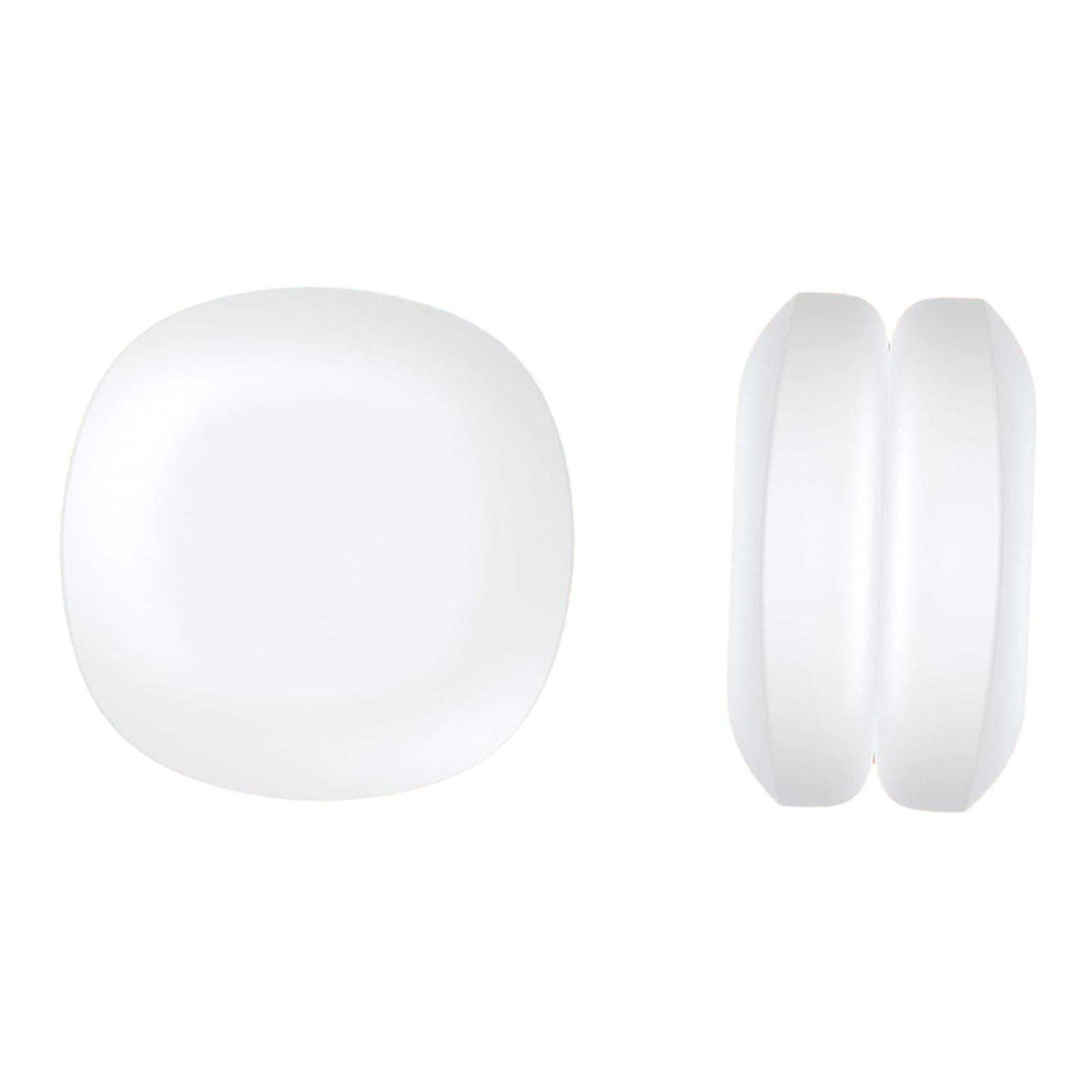 Magideal - Los Pesos De La Cortina Evitan Que El Revestimiento De Cortina Sople Alrededor De Goma Impermeable Cubierta Para La Sala De Estar Jardín De Jardín De Blanco