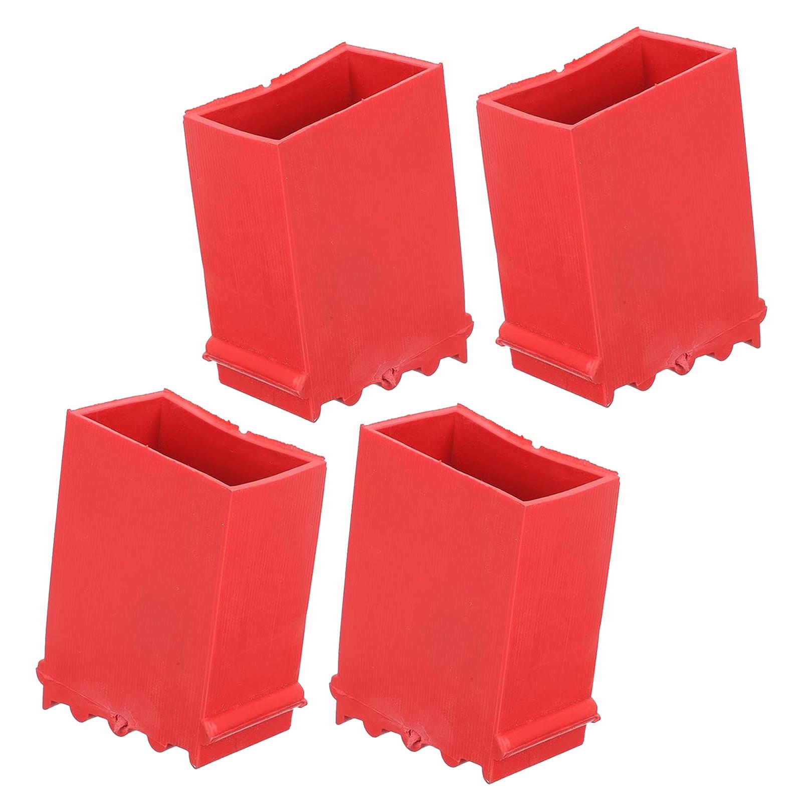 Ioensy - Almohadillas Para Pies De Escalera, 4 Uds., Adecuadas Para La Mayoría De Escaleras, Duraderas, Cómodas, Antideslizantes, 5Cm X 2,8 Cm