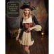 thumbnail image 5 of Disfraz Premium Blue Pirata Corsario Mujer, 5 of 8