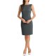 thumbnail image 1 of INSPIRE CHIC Vestido de Halloween sin mangas para mujer con cuello barco para trabajar gris M, 1 of 6