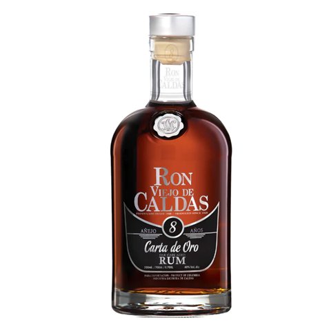 Viejo De Caldas - Ron 8 Años Carta De Oro 40° 700Cc