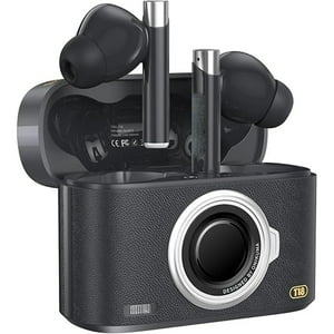Veatool - Audífonos Inalámbricos Bluetooth 5.3 - Micrófono Dual Enc, En La Oreja, Micrófono Hd Hifi Sonido Estéreo - Música De Juego, Modo Dual - Diseño De Cámara