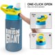 thumbnail image 4 of El Gigante de Hierro Botella de Agua con Tapa Pop Top de Un Toque, Acero Inoxidable, a Prueba de Fugas, para Deportes, Botella Infantil azul 12 oz, 4 of 6