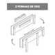 thumbnail image 5 of Respaldo De Cama 2 Plaza Retro Rustico, 5 of 6