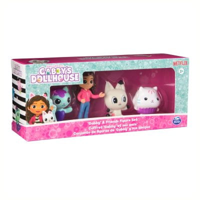 Spinmaster - Set 4 Mini Figuras Gabby Y Sus Amigos - Gabby´s Dollhouse