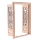 thumbnail image 2 of Accesorios De Puerta Doble De Madera Externos Sin Pintar, Bricolaje, Hechos A Mano, Exquisitos En Miniatura, 2 of 5