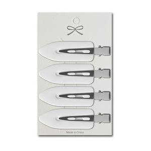 Genérico - Clips Skincare Para Cabello Flequillo Color Blanco 4 Ud