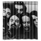 thumbnail image 1 of Cortina de ducha de Grateful Dead, juego de cortina de baño con ganchos, tamaño 66 x 72 pulgadas, 1 of 3