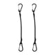 thumbnail image 3 of 2 piezas Cordón de puenting de dos piezas de servicio de servicio pesado Cordillero fuerte Cordón elástico Cordones elásticos para el bungee de lonas 120 cm, 3 of 5