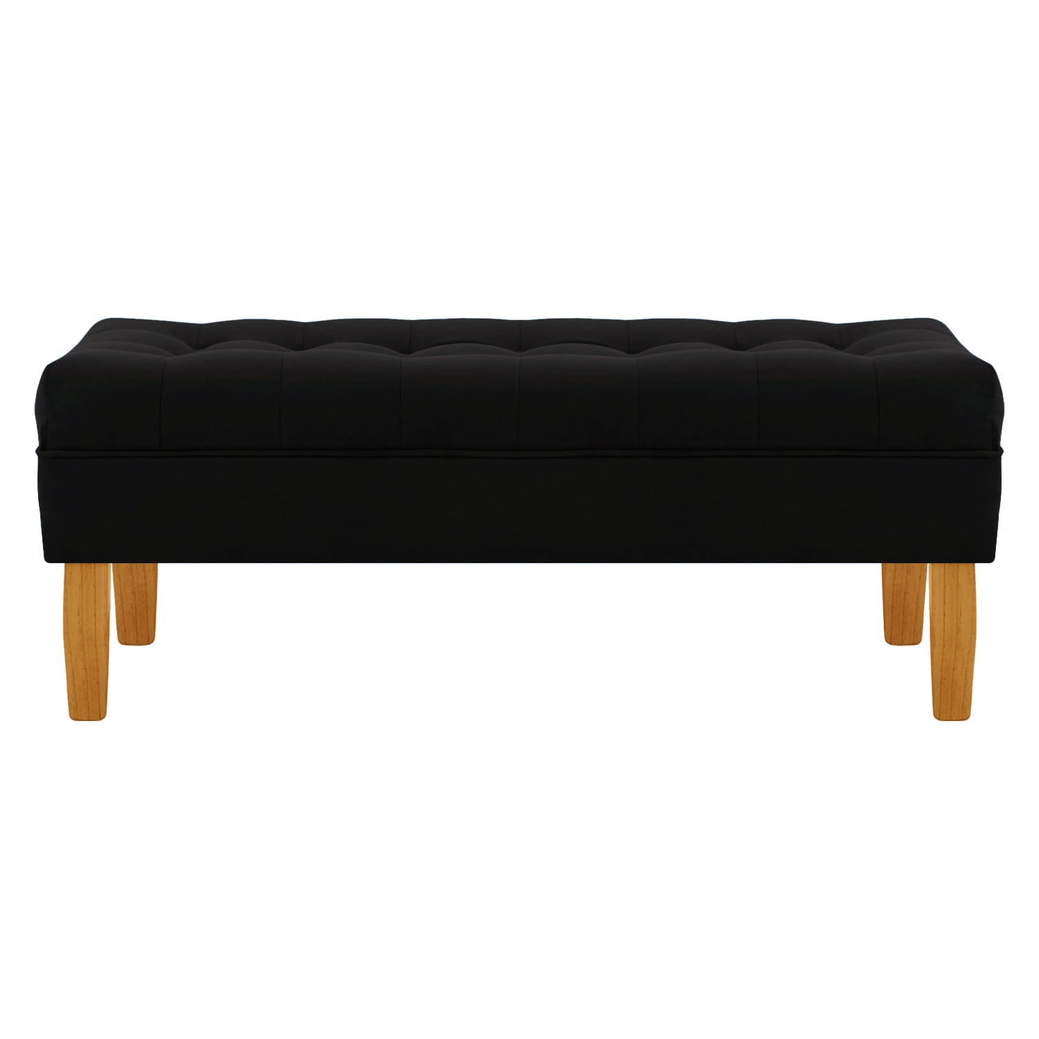 Bodevir - Banqueta Wood 2c Felpa 04 Negro