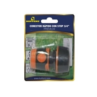 Conector Rápido Con Stop Premium 3/4"" - Hoffens