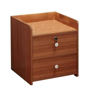 Mundo Online - Velador Classic 2 Cajones 1 Con Llave 41X34X27 Cm