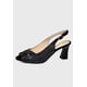 thumbnail image 1 of Sandalia Cuero Jamila Negro con brillos, 1 of 5