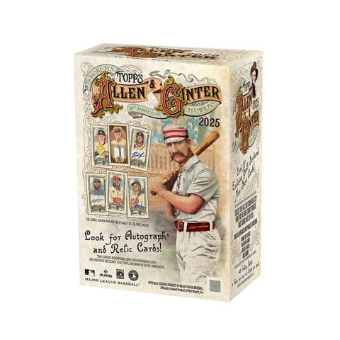 Cajas De 8 Paquetes De Cartas De Béisbol Topps 2025 Allen & Ginter