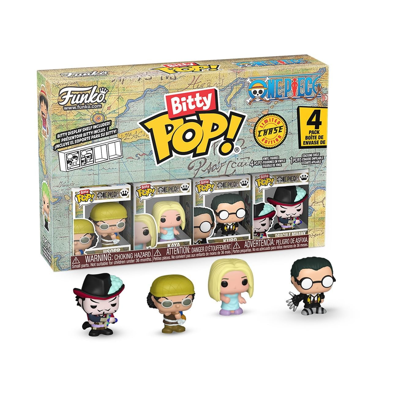 Set De Mini Figuras Funko Bitty Pop One Piece 2.3 Cm