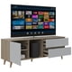 thumbnail image 2 of Rack TV 60" 1 Puerta 2 Cajones 58,4x158,4x45,6 Cm Café Y Blanco, 2 of 12