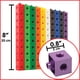 thumbnail image 2 of Linking Cubes edxeducation Green-n-Learn, juego de 100, 2 of 8
