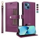 thumbnail image 5 of FOXDOCK Funda tipo Cartera para iPhone 12 – Cubierta de Cuero PU con Múltiples Ranuras, Bolsillo para Efectivo y Correa de Muñeca, 5 of 6