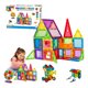thumbnail image 1 of Juego De Bloques De Construcción Magnéticos 3d 130 Pcs Niños, 1 of 4