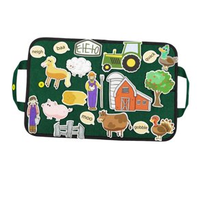 Magideal - Tablero De Historias De Fieltro, Regalos Del Día De San Valentín Para Niños A Partir De 3 Años, Niños, Niñas, Guardería, Padres E Hijos, Aprendizaje , Granja