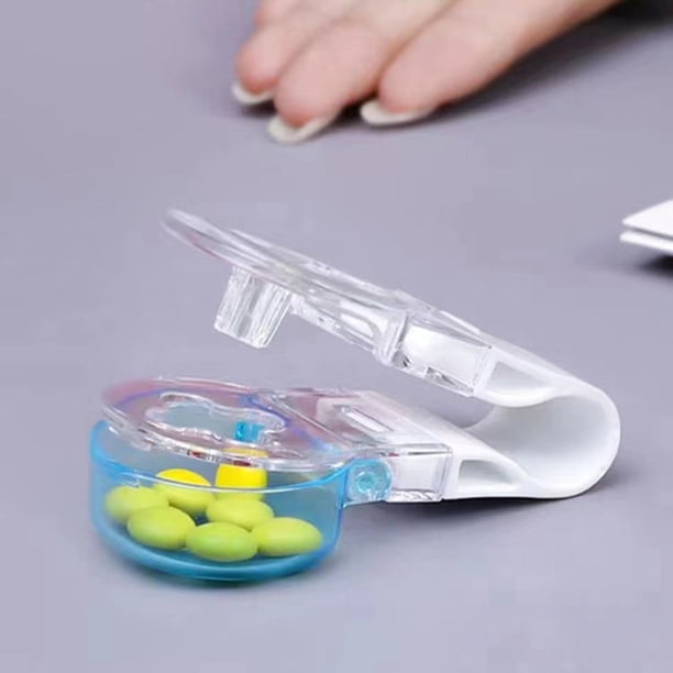 1PCS Portable Pill Taker Medicine Storage Box Anti Pollution Pill Tablet Crusher for Personal Health Care