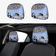 thumbnail image 1 of Félix el Gato Funda Protectora Universal para Reposacabezas de Coche, Funda Elástica para Reposacabezas de Asiento de Auto, Funda de Tela Antipolvo, Accesorios de Interior 2 Piezas, 1 of 6