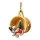 thumbnail image 2 of Adorno Colgante De Perro De Navidad Lindo Adorno Colgante De Acrílico Para Bolsa Estilo De Vacaciones C, 2 of 3