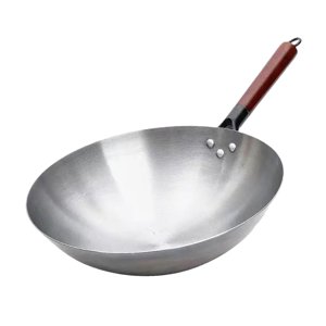 Magideal - Sartén, Sartén Antiadherente, Sartén Para Tortilla, Sartén Para Saltear, Puestos De Comida, Uso Doméstico, Cocina Con Mango Cómodo, Sartén Wok, Sartén 36Cm