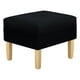 thumbnail image 3 of Set Pouf Sky 1c Felpa 05 Negro, 3 of 4