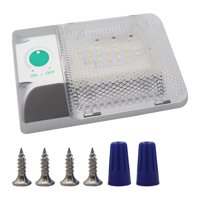 Magideal - Luz De Techo Para Rv, Lámpara De Cabina Tipo Domo De 12V, 1600Lm, Brillo Ajustable, Interruptor Táctil, Accesorios De Iluminación, Lámpara Led Para , Luz Única