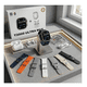 thumbnail image 1 of Reloj Smartwatch T2000 Ultra Max 7en3 + Audífonos +7 Correas naranja-azul-gris, 1 of 3