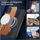 thumbnail image 3 of Magnetic Slim Case for Honor 90 Pro 5G with Camera Guard & Anti-Scratch Back Brown, 3 of 6