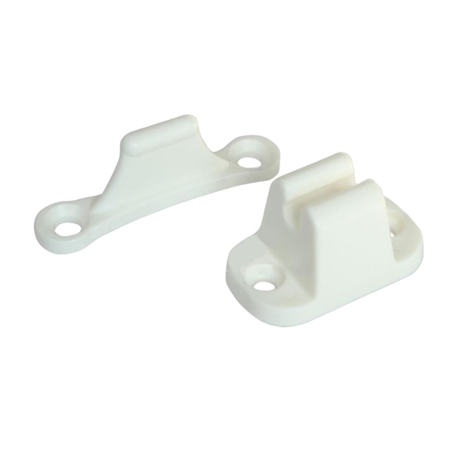 Magideal - Kit De Retenedor De Puerta En Apariencia De T Soporte De Tope De Retención De Puerta Se La La Adaptaciónción A Rvvans Accesorios Piezas De Repuesto Blanco