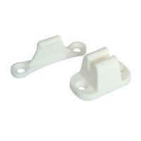 Magideal - Kit De Retenedor De Puerta En Apariencia De T Soporte De Tope De Retención De Puerta Se La La Adaptaciónción A Rvvans Accesorios Piezas De Repuesto Blanco