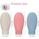 thumbnail image 2 of Travel Botellas Set, 3 PCS Leak Prode Recargable Squeezable Containers Contenedoes de viaje fo Shampoo,Body Wash,Personal Travel travel botellas fo toiletries (60 ML), 2 of 7