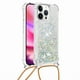 thumbnail image 2 of Funda FOXDOCK para iPhone 16 Pro con Cuerda Ajustable, Brillo Líquido, Protección Antigolpes y Lente – Ideal para Regalo, 2 of 6