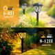 thumbnail image 2 of Luces solares para jardín GIGALUMI, paquete de 8, impermeables, blanco cálido, 2 of 4