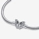 thumbnail image 2 of Pulsera Pandora Moments Cadena Serpiente Cierre Mariposa Plata 7.1in, 2 of 6