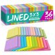 thumbnail image 1 of Taja Lined Sticky Notes, 36 Pads, 3 x 3 Inches, 50 Sheets, 1 of 3