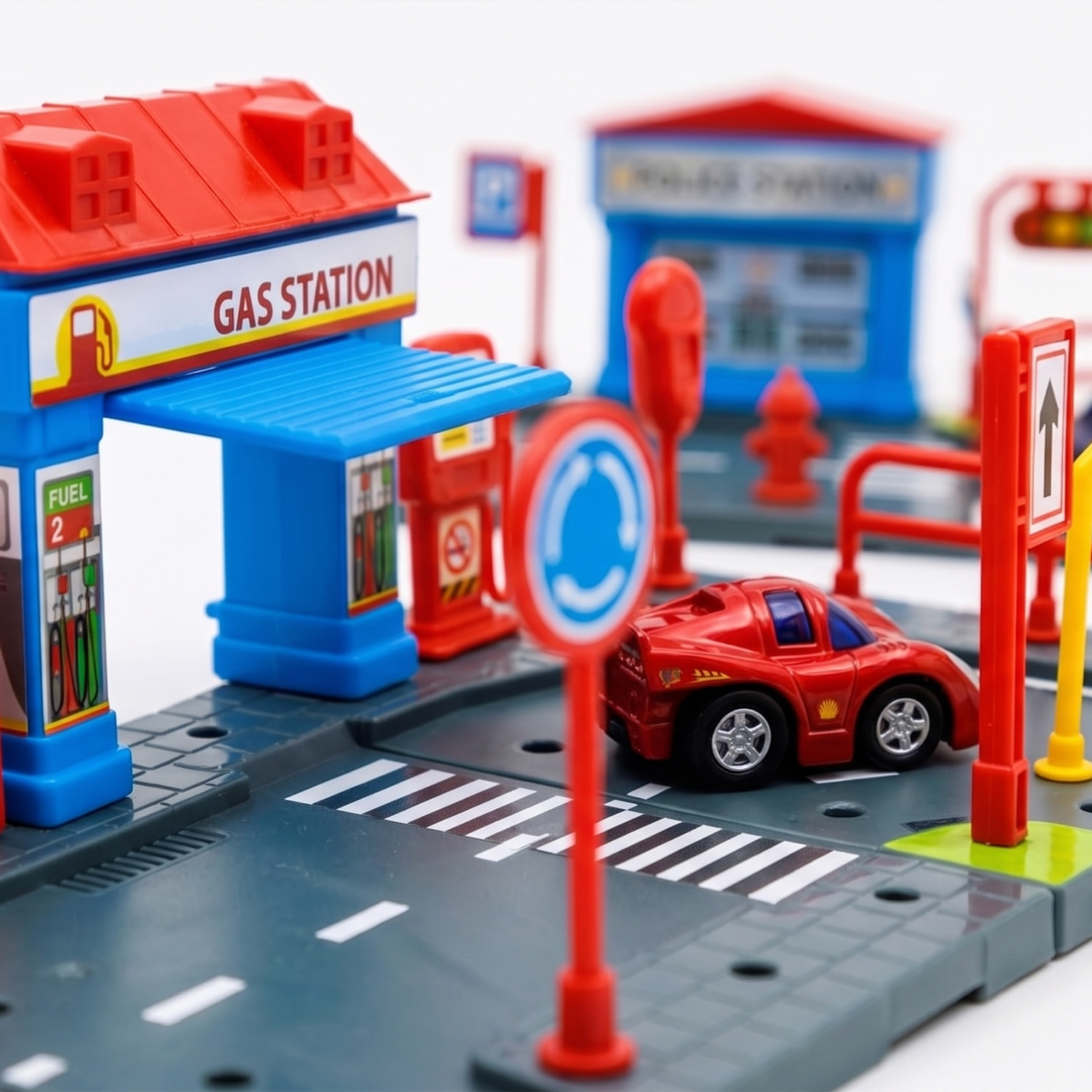 Toyng - Pack X4 Estaciones Welly City Arma Tu Ciudad