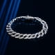 thumbnail image 2 of 10MM Cuban Link Bracelet para Hombre Transparente 5A+ CZ Miami Simulada Pulseras de Diamante para Hombre Hipoalergénicas Pulsera de Plata Esterlina 925 Joyería para Hombre 6-8 Inch, 2 of 7