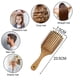 thumbnail image 2 of Peine de madera con cerdas de madera, cepillo para desenredar y peinar el cabello de las mujeres., 2 of 5