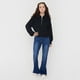 thumbnail image 4 of Tejido Niña Teen Half Zipper Negro Corona, 4 of 5