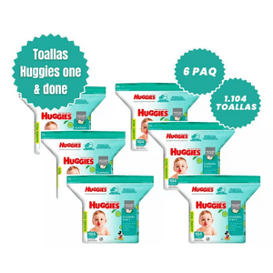 Toallas Humedas Huggies 4En1 6Paq De 184Und Cu