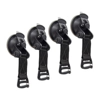 Magideal - Paquete De 4 Anclas De Ventosa De Resistencia Con Gancho De Seguridad Para Sujetar La Lona Con Agarre De Bloqueo Para Cubierta Del Coche De La