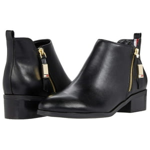 Botín Tommy Hilfiger Wright2 Para Mujer, Color Negro, Talla 7.5