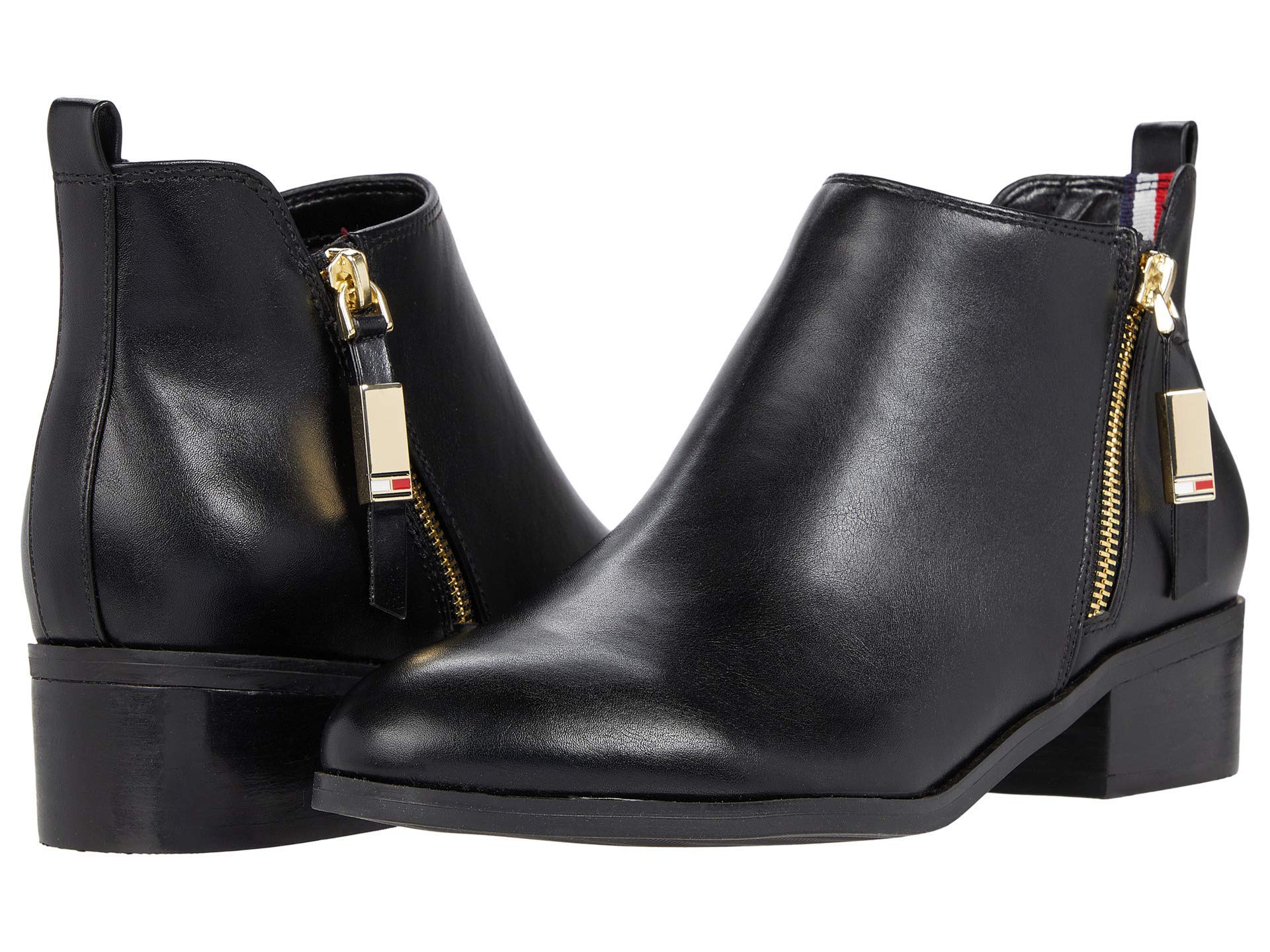 Botín Tommy Hilfiger Wright2 Para Mujer, Color Negro, Talla 6