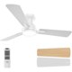 thumbnail image 1 of Ventilador de techo OPONL con luz y control remoto, 1 of 3