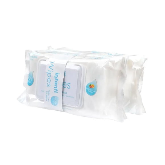 Toallita Humeda Water Wipes Pack 2x80 Un Ct