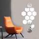 thumbnail image 5 of Adhesivos de pared con forma de espejo MCLEULLA Hexagon Art, acrílico, 12 unidades, 5 of 9